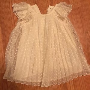 GAP White Polka Dot Baby Dress
